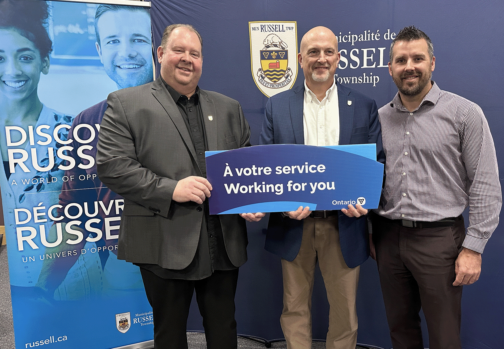 Photo de Stéphane Sarrazin, Mike Tarnowski et Richard Godin