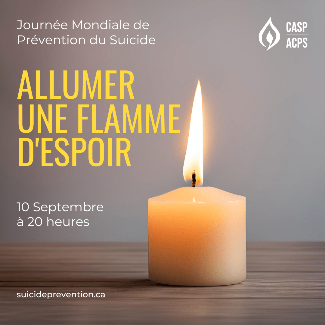 Affiche pour la journée mondiale de la prévention du suicide