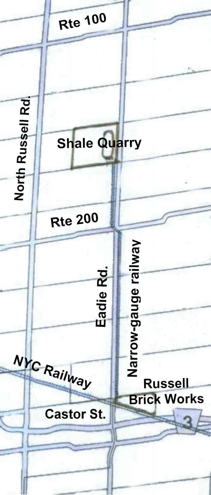 Carte du Narrow-Gauge Railway