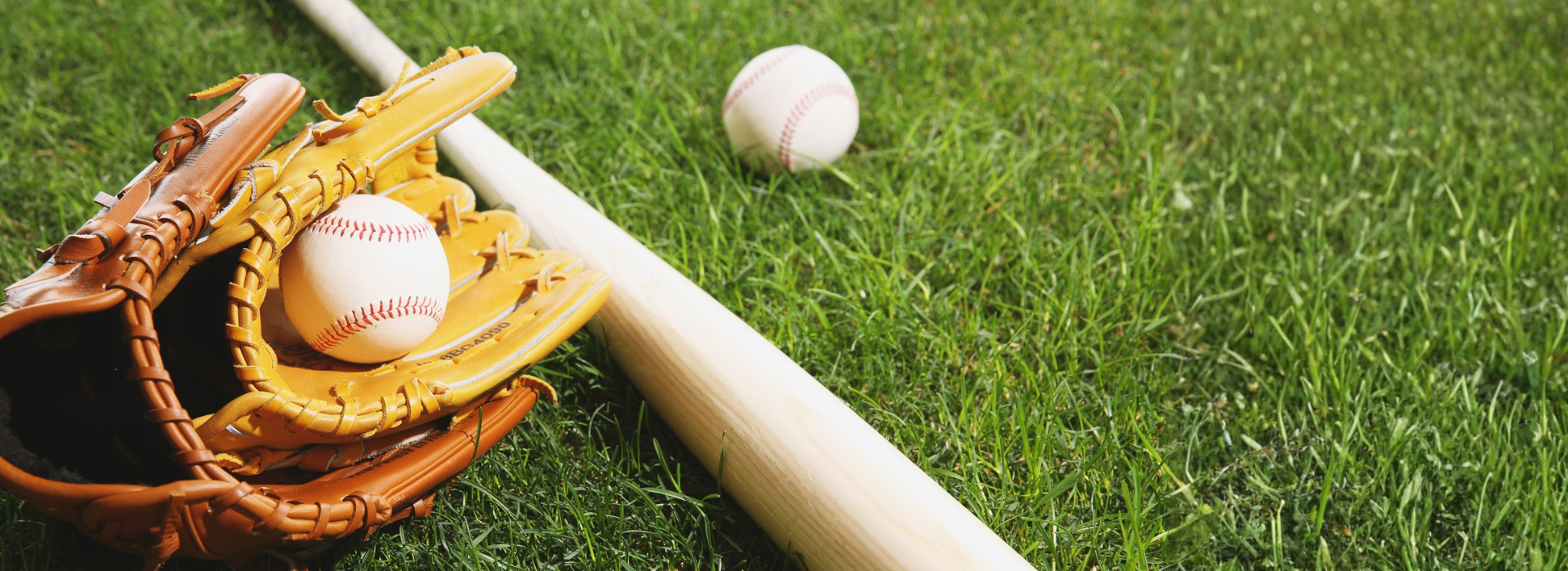 Gant et bâton de baseball