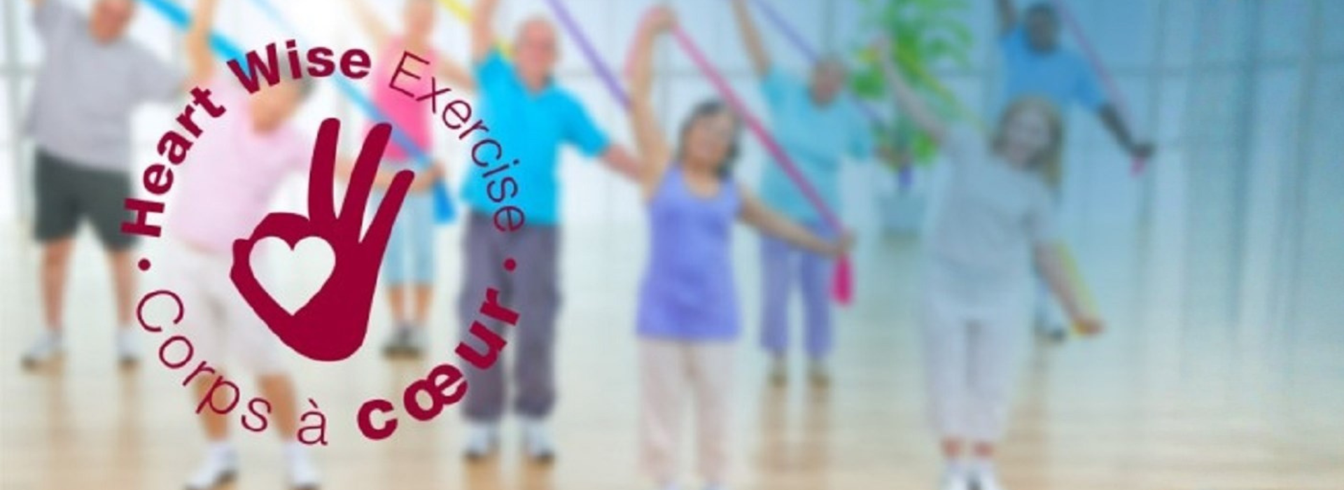 Logo corps à Coeur avec groupe d’exercices