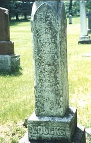 Pierre tombale de la famille Loucks