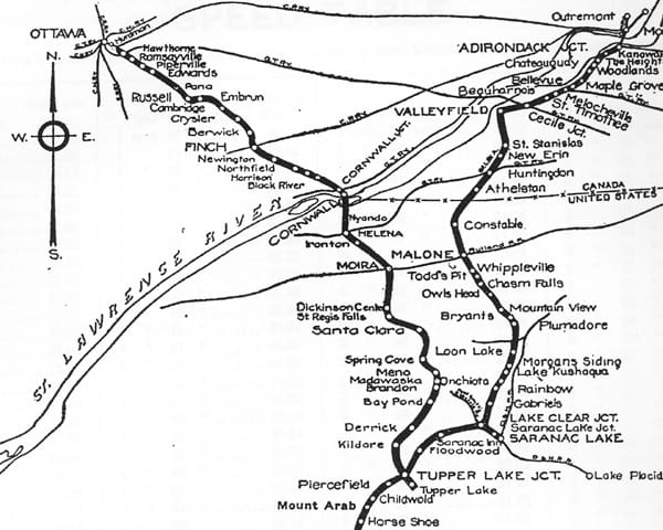 Carte de New York Central