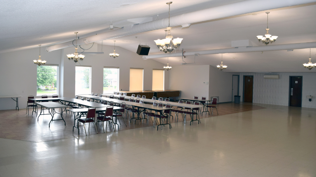 Intérieur du Palais des sports