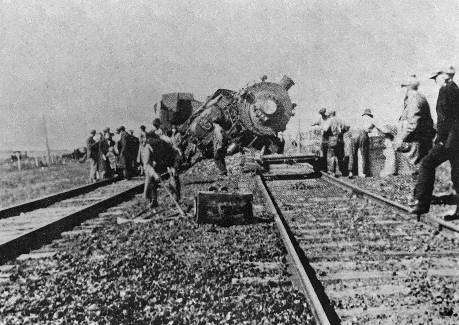 Déraillement de 1927. Source : Mme Claire Désormeaux