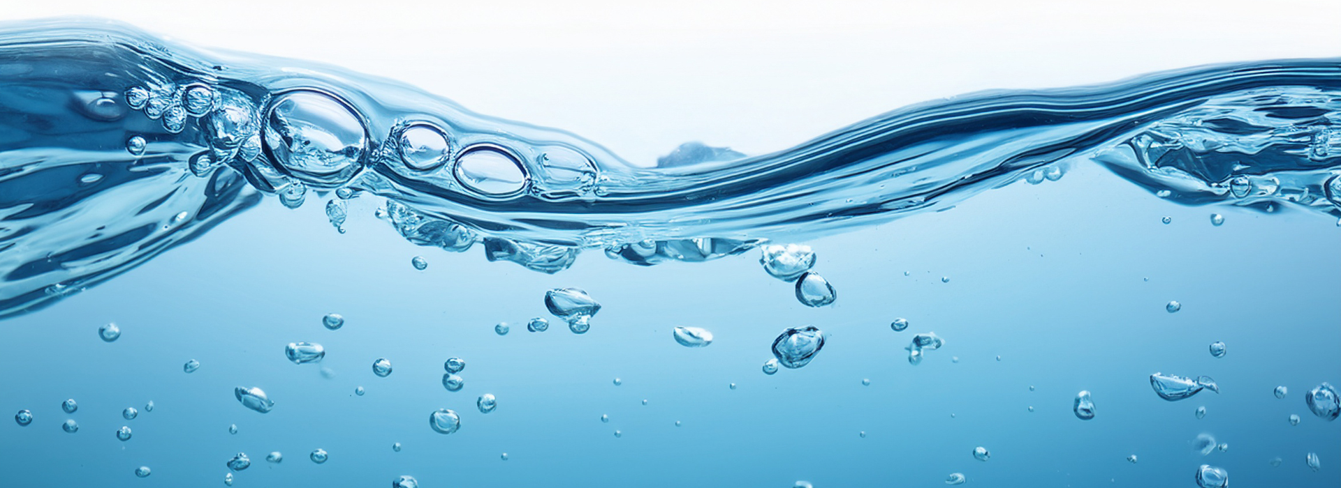 Water and bubbles